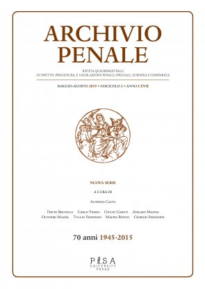 Archivio Penale 2/2015