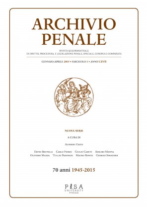 Archivio Penale 1/2015