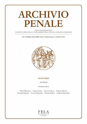 Archivio Penale 3/2014