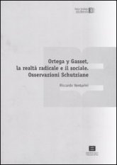 Ortega y Gasset, la realtà radicale e il sociale