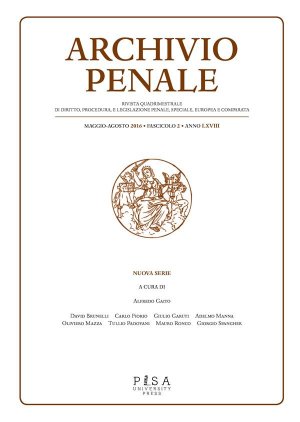 Archivio Penale 2/2016