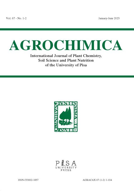 Agrochimica 1-2 2023