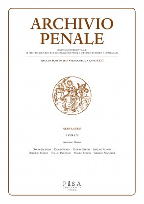 Archivio penale 2/2014