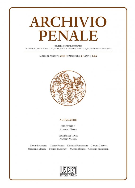 Archivio Penale 2/2018