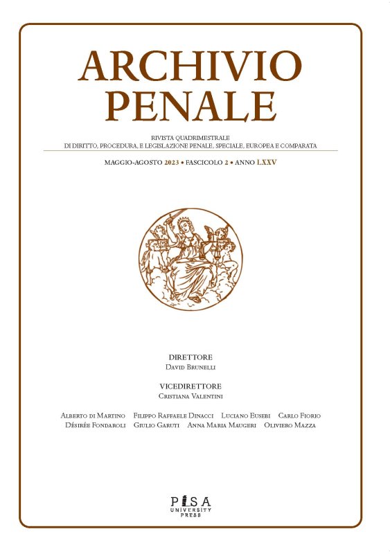 Archivio Penale 2/2023