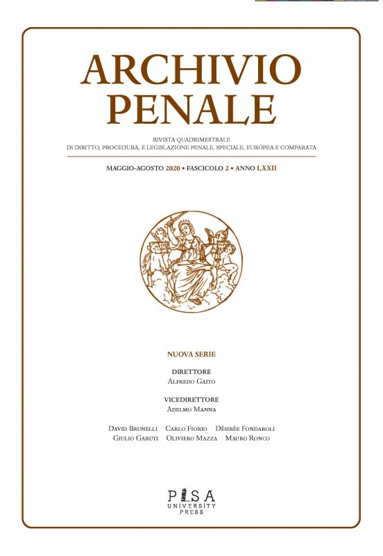 Archivio Penale 2/2020