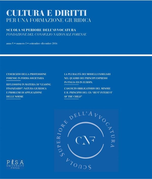 Cultura e Diritti 3/2016