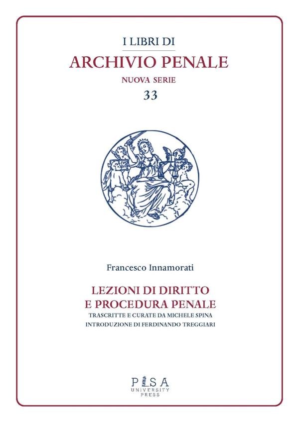 Lezioni di diritto e procedura penale