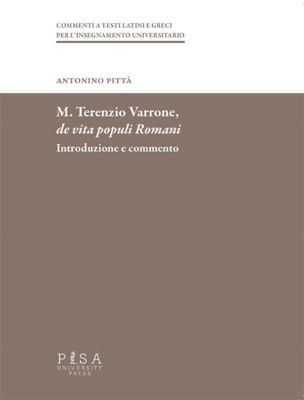 M. Terenzio Varrone- De vita populi romani