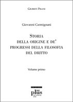 Storia della origine e de' progressi della filosofia del diritto