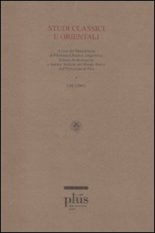 Studi classici e orientali (2007)