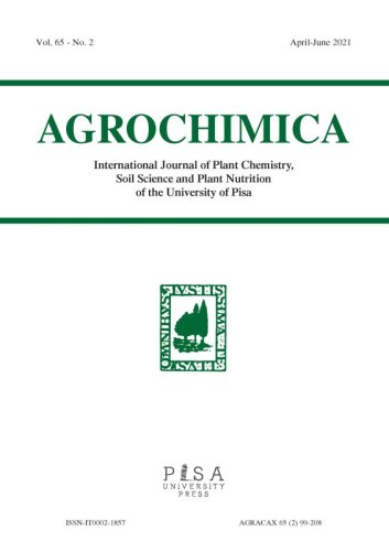 Agrochimica 2 2021 - Rivista Internazionale di Chimica vegetale, Scienza del suolo e Nutrizione delle piante