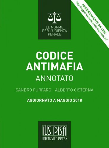 Codice Antimafia - Annotato, aggiornato maggio 2018