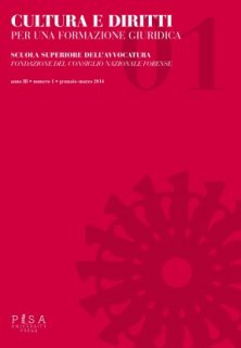 Cultura e Diritti 1/2014 - Per una formazione giuridica