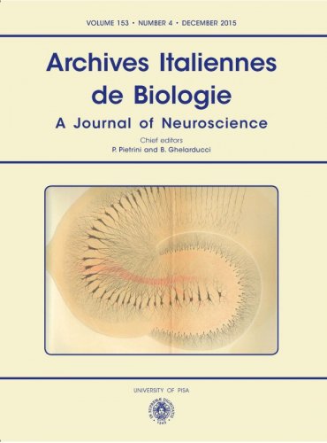 ARCHIVES ITALIENNES DE BIOLOGIE 4/2015 - VOL. 153 N. 4 2015