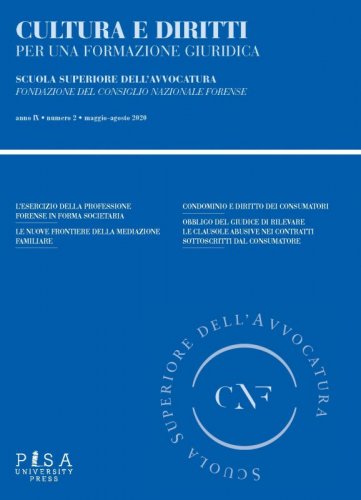 Cultura e diritti 2/2020 - Per una formazione giuridica