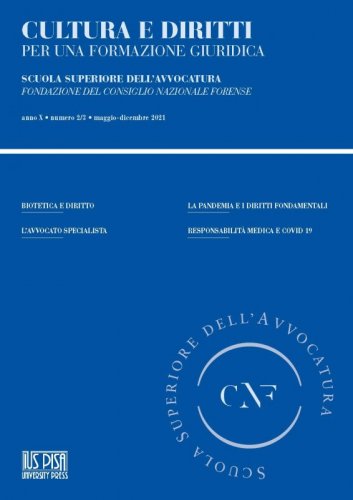Cultura e Diritti 2-3/2021 - Per una formazione giuridica