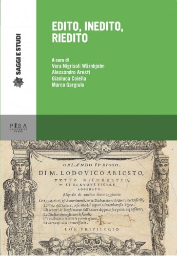 Edito, inedito, riedito
