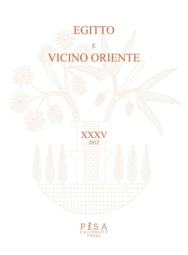 Egitto e vicino oriente 2012 - Vol. XXXV 2012
