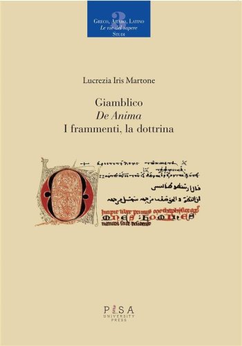 Giamblico- De Anima - I frammenti, la dottrina