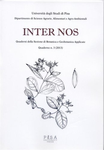 Inter Nos - Quaderni della sezione di botanica e geobotanica applicate. n. 3 2013