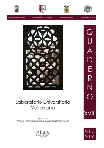 Laboratorio Universitario Volterrano - QUADERNO XVIII, 2015 - 16