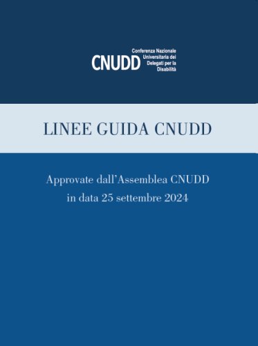 Linee guida CNUDD - approvate dall&rsquo;assemblea CNUDD in data 25 settembre 2024