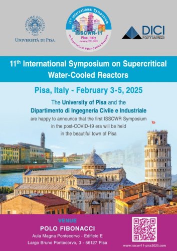Proceedings of 11th International Symposium on Supercritical Water-Cooled Reactors - Pisa, Italy - February 3-5, 2025