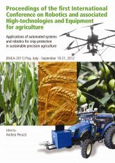 Proceedings of the first International Conference on Robotics and associated High-technologies and Equipment for Agriculture - Application of Automated systems and robotics for crop protection in sustinable precision agriculturre (RHEA)