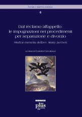 Dal reclamo all'appello: le impugnazioni nei procedimenti per separazione e divorzio - Atti della 2ª giornata di studi in memoria dell'avv. Mario Jaccheri