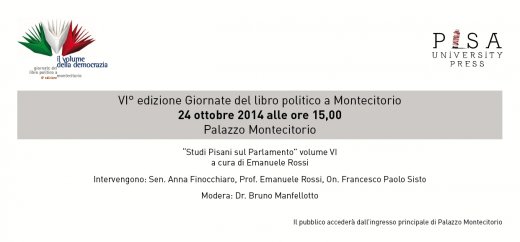 VI° Edizione Giornate del Libro politico a Montecitorio



