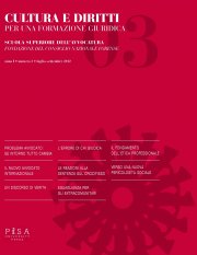 La Rivista Cultura e Diritti citata nel corso della cerimonia di inaugurazione dell'anno giudiziario